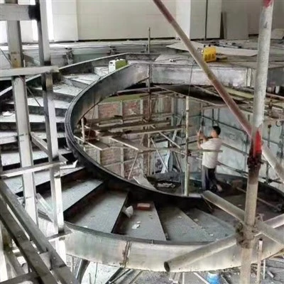Single Steel Beam Stairs